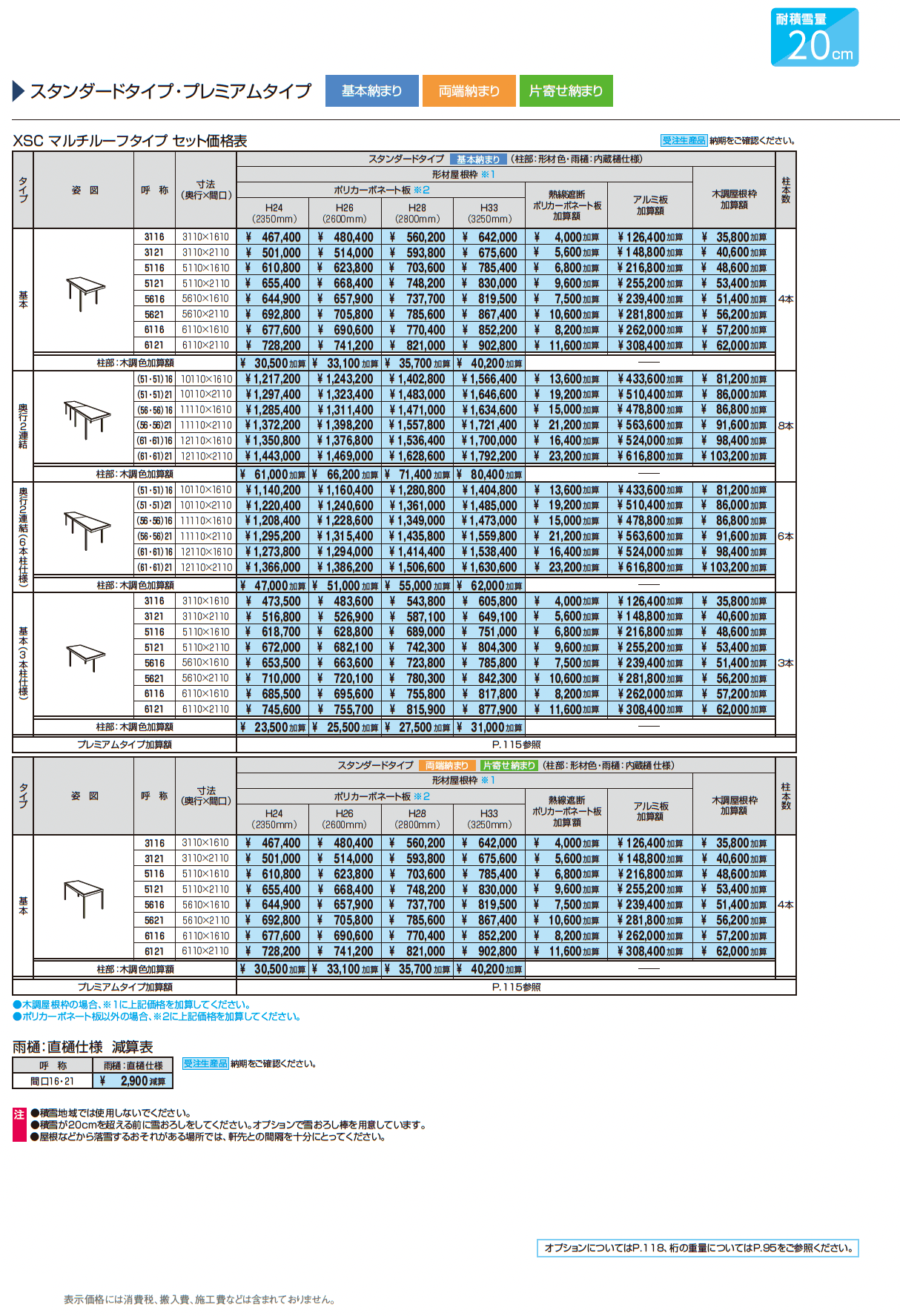 X.スタイル/クロス.スタイル カーポート_価格_5