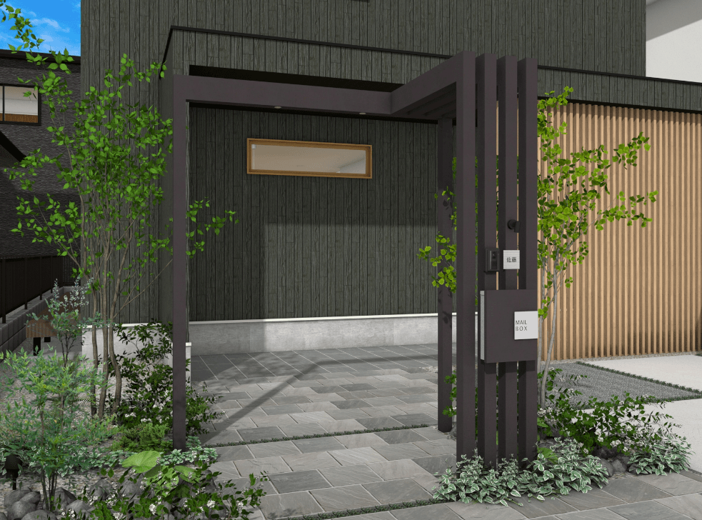 タカショーの「京町家シリーズ フレーム」