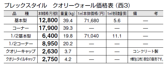 プレックスタイル クオリーウォール【2024年版】_価格_5