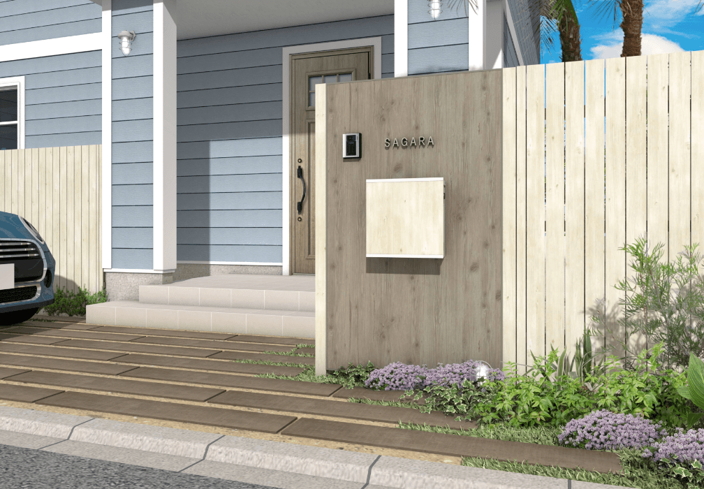 タカショーの「密縦板貼 80幅」