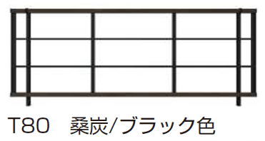 ルシアス フェンスYB3H型 横格子 【2024.6月発売】2