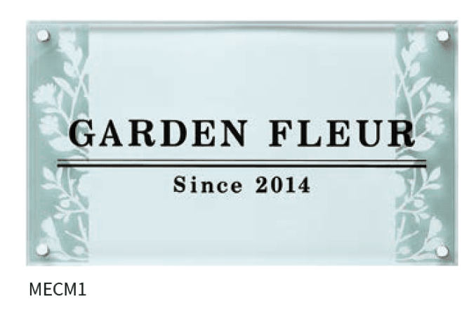 丸三タカギの「ガラス調アクリルサイン」のサブ画像1