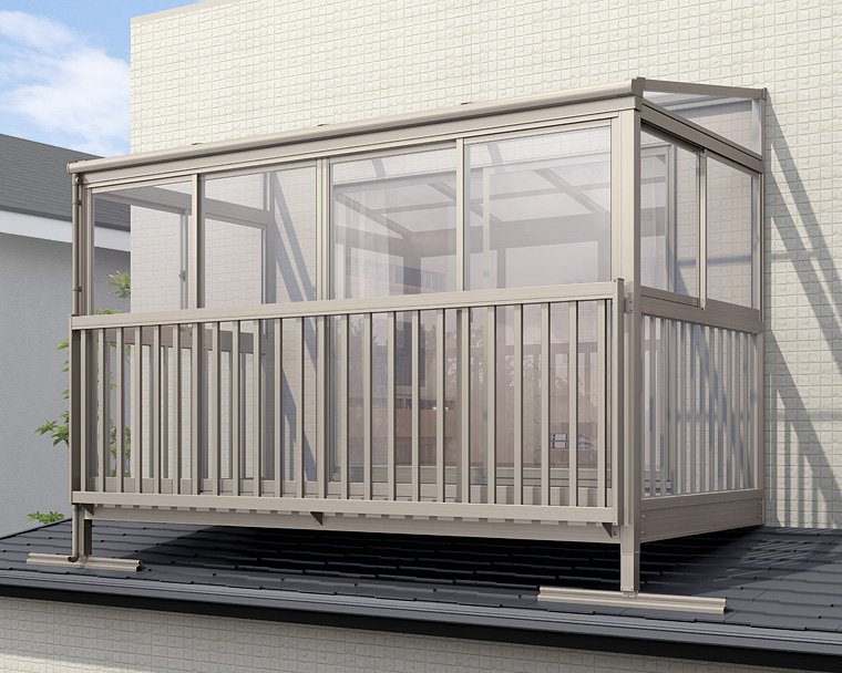 LIXILの「サニージュ F型 アルミバルコニー納まり メーター」