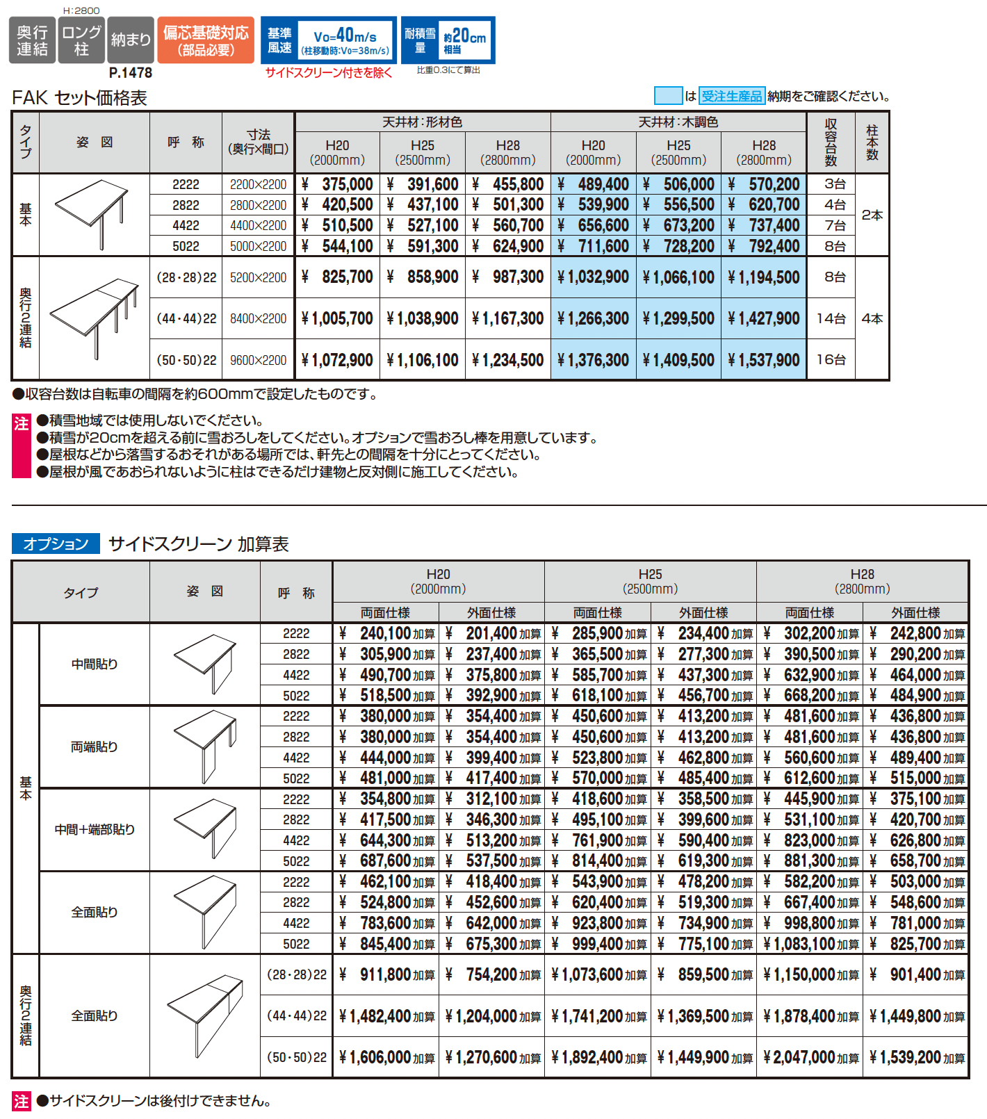 カーポート FⅡ(ミニタイプ)_価格_1