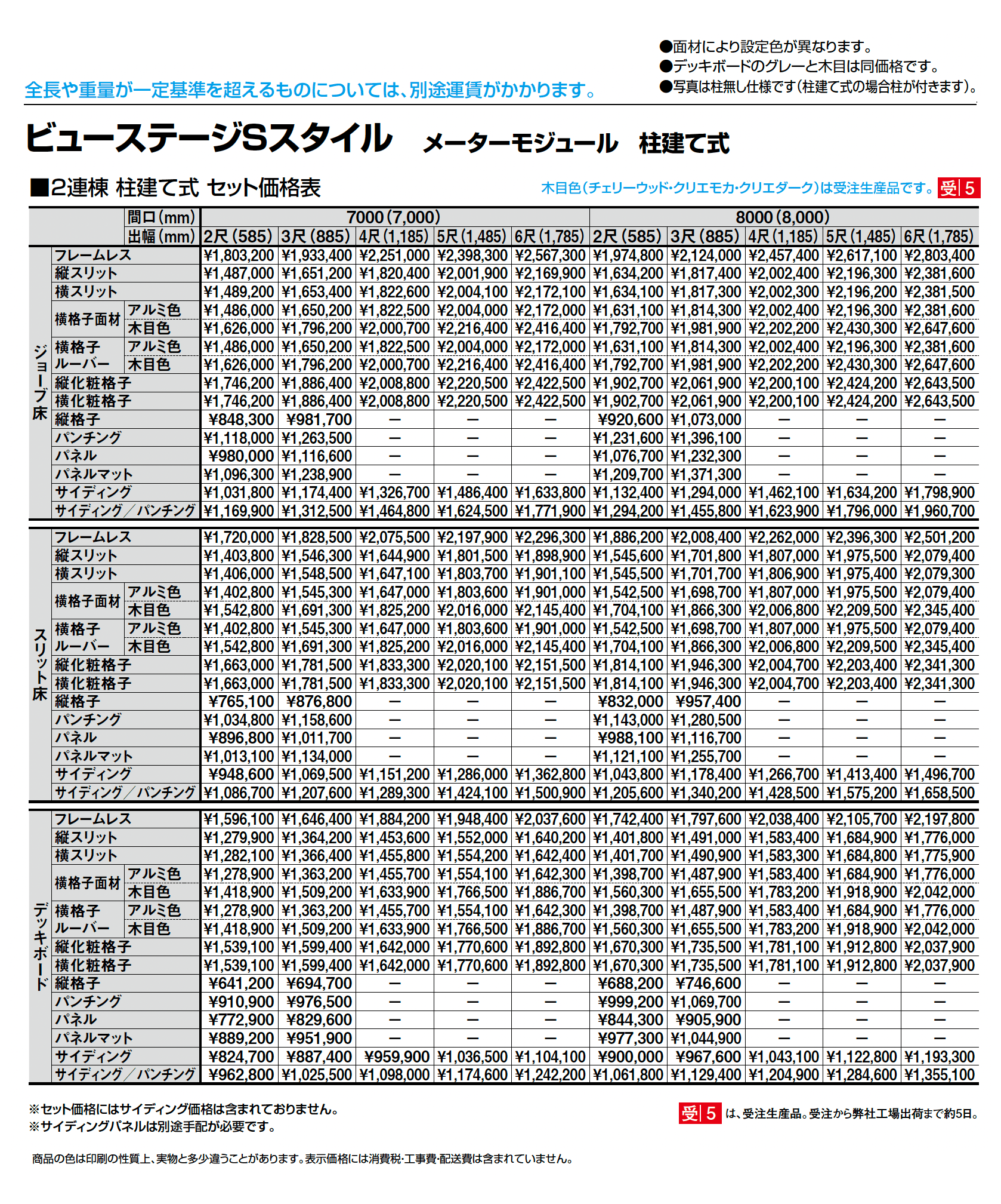 ビューステージ Sスタイル メーターモジュール 柱建て式_価格_4