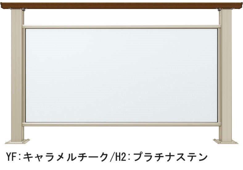 YKK APの「ルシアス デッキフェンス B04型 ポリカパネルタイプ」のサブ画像3