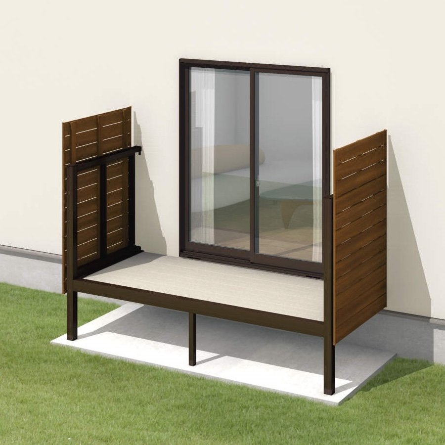 三協アルミの「オルネ(庭置き式 横格子(ハイパー格子)〈フロントオープン〉)」