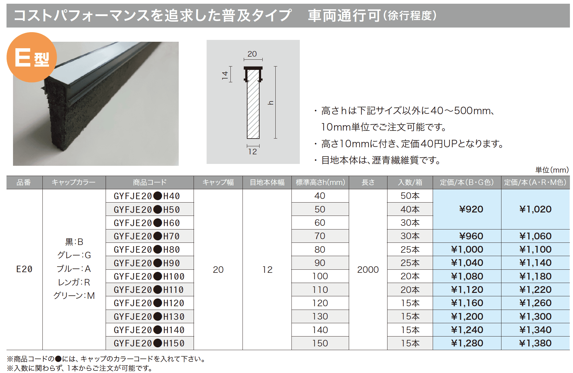 ゆとり伸縮目地【2024年版】_価格_1