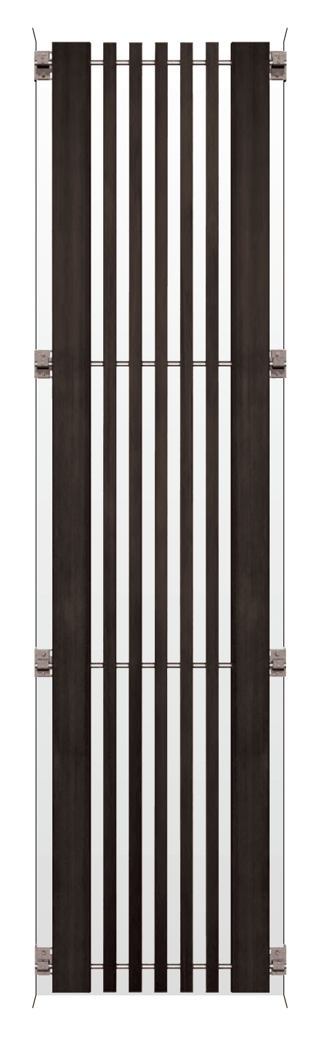 MINOの「ハイブリッド彩木ストライプスクリーン・開口部34×40縦格子タイプ D仕様 HAM-KD」のサブ画像1