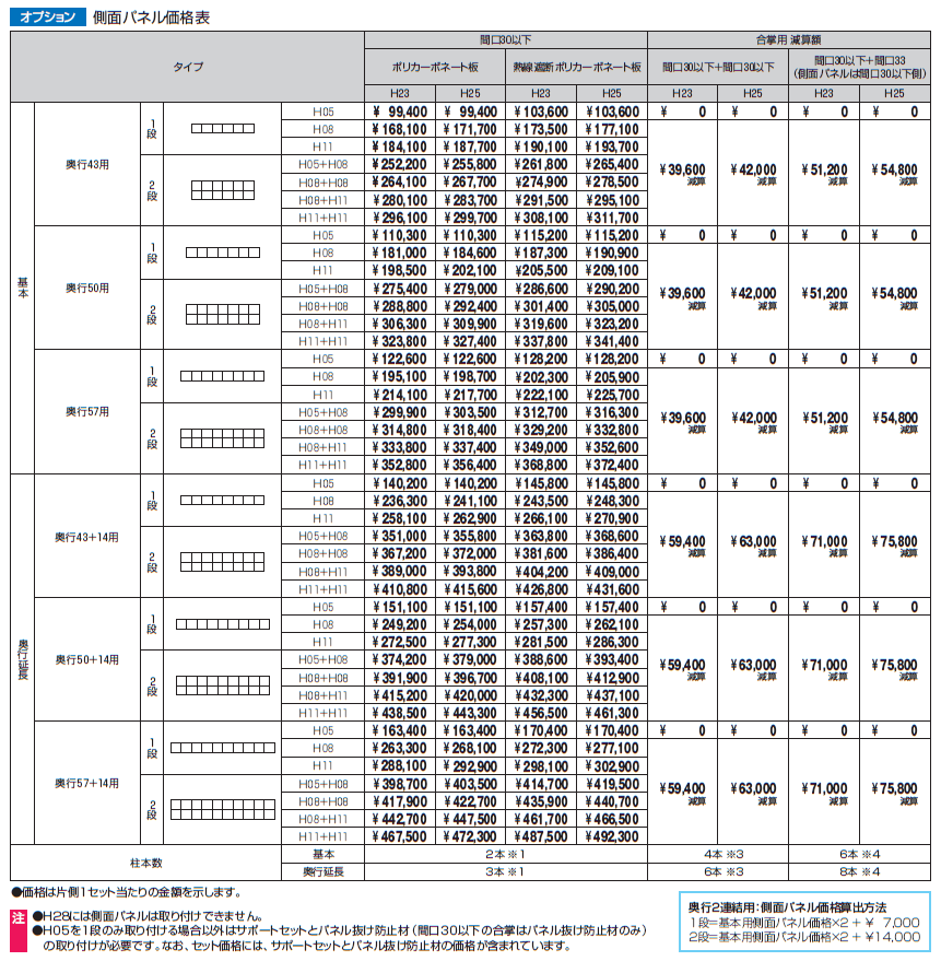 カムフィエース(側面パネル)【2024年版】_価格_1