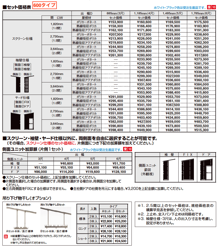 スピーネストックヤード 波板タイプ F型 関東間【2023年版】_価格_2