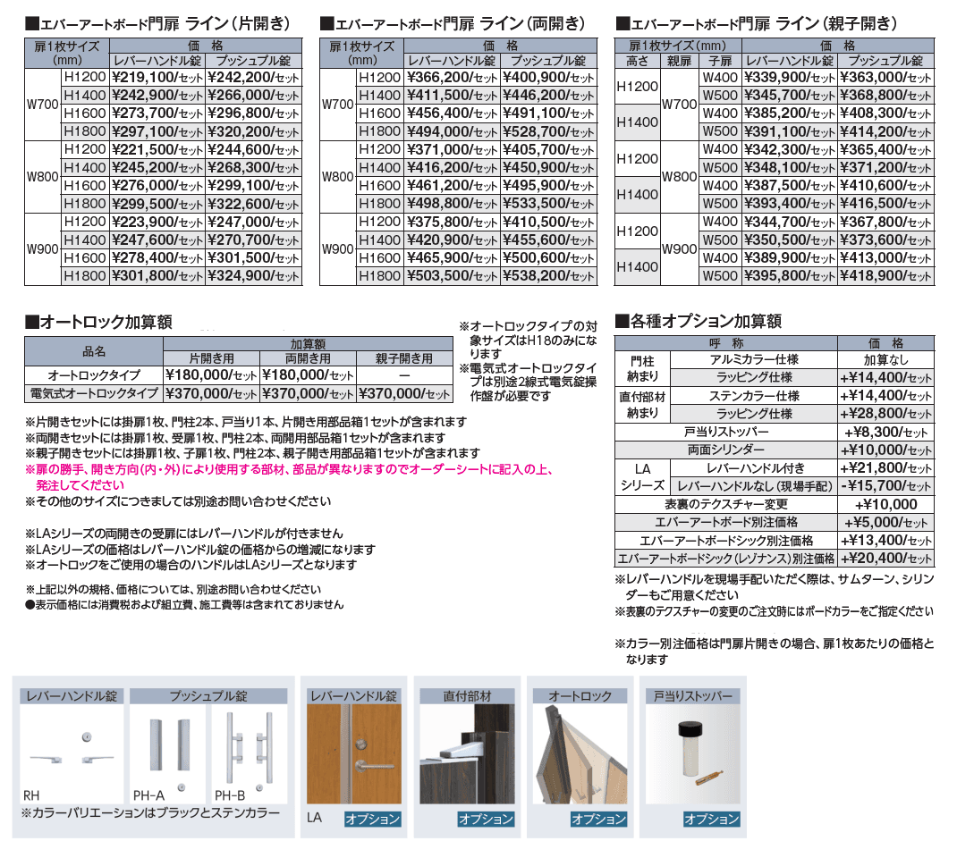 エバーアートボード門扉®︎ ライン【2024年版】_価格_1
