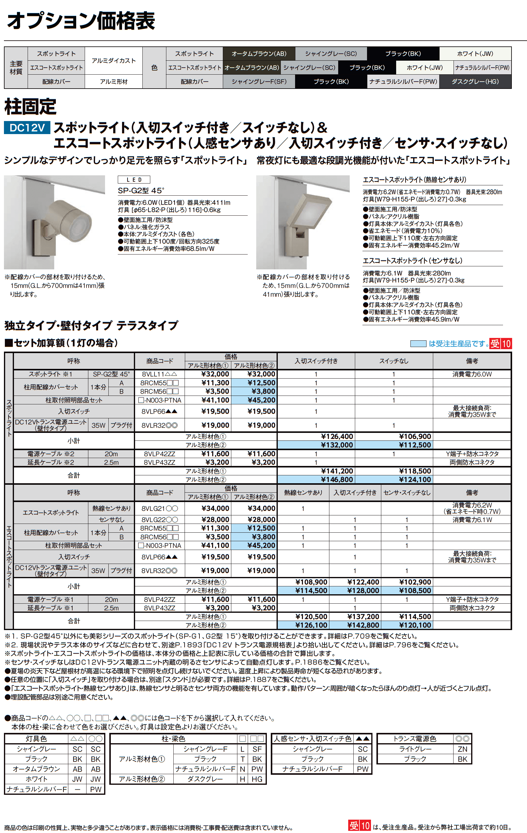 テラスSC 壁付タイプ_価格_10