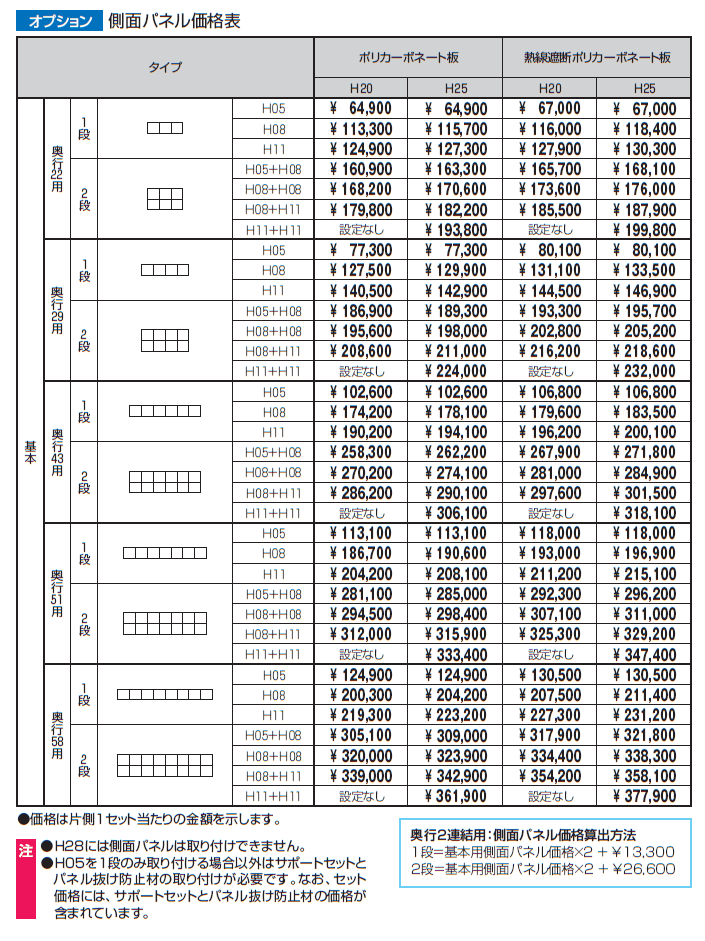 ニューマイリッシュ 通常勾配(ミニタイプ/側面パネル)【2024年版】_価格_1