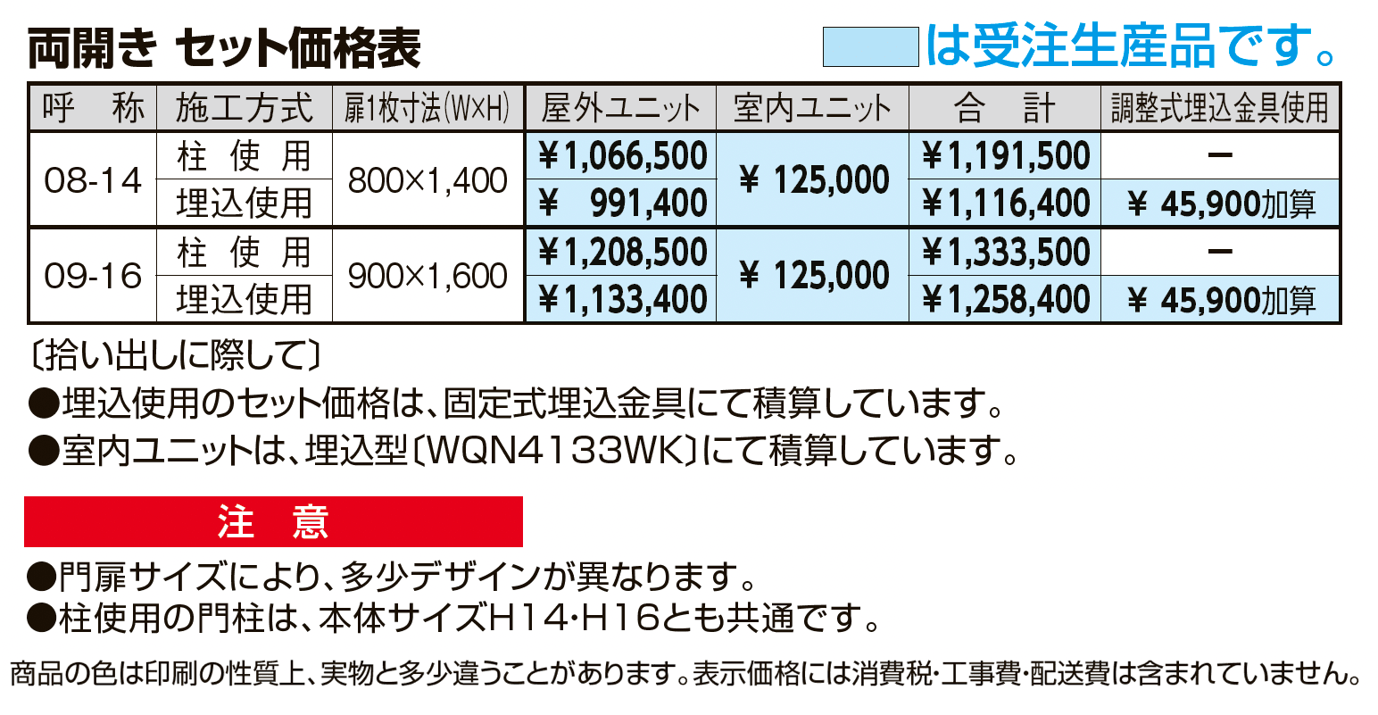 ブロンジェ 2線式電機錠内蔵【2024年版】_価格_1