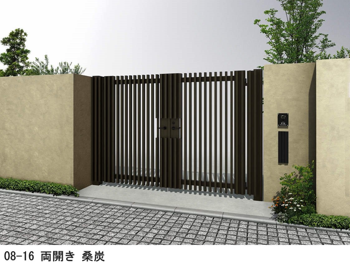 YKK APの「ルシアス スクリーンフェンス用門扉 HS02型【2024年版】」