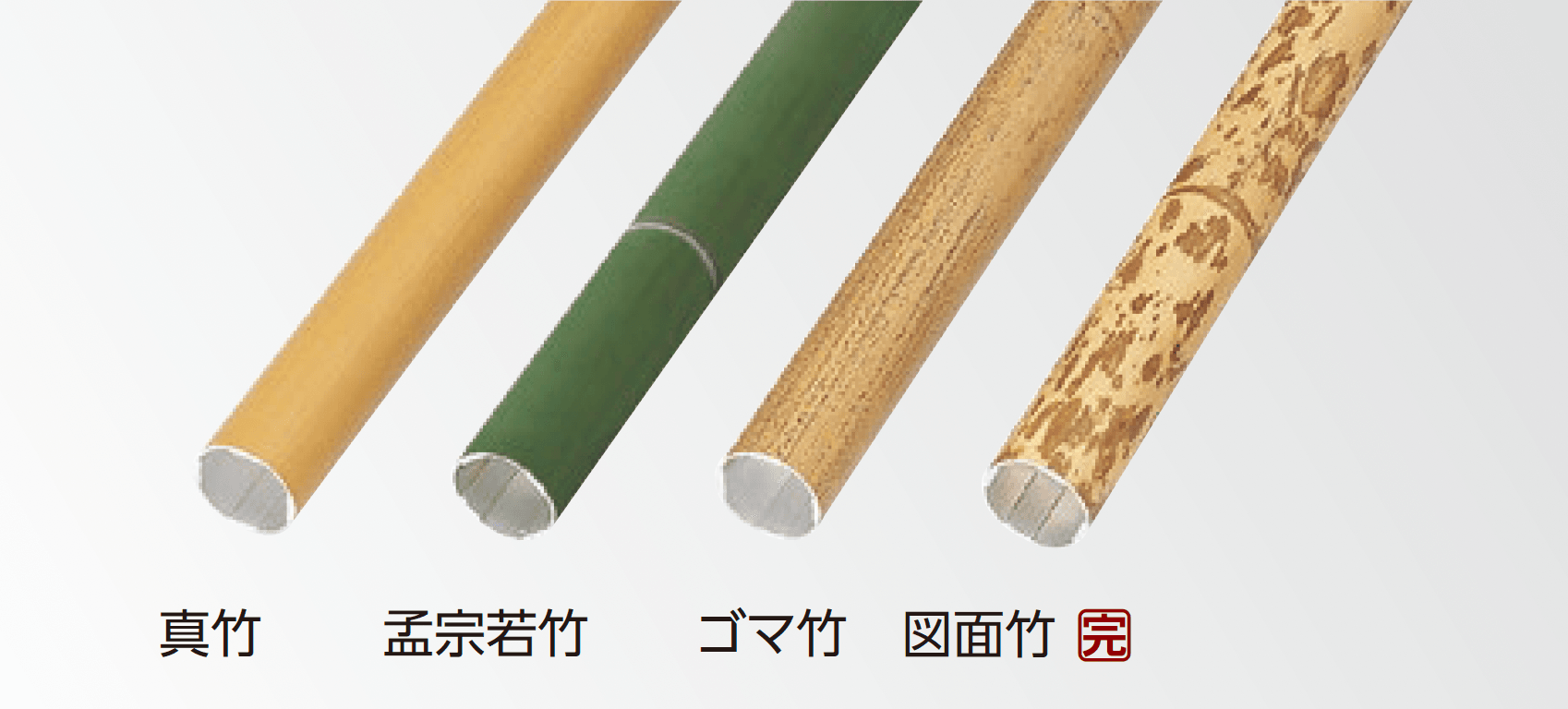 タカショーの「エバーバンブー®︎ アル銘竹®︎ 四ツ目竹」