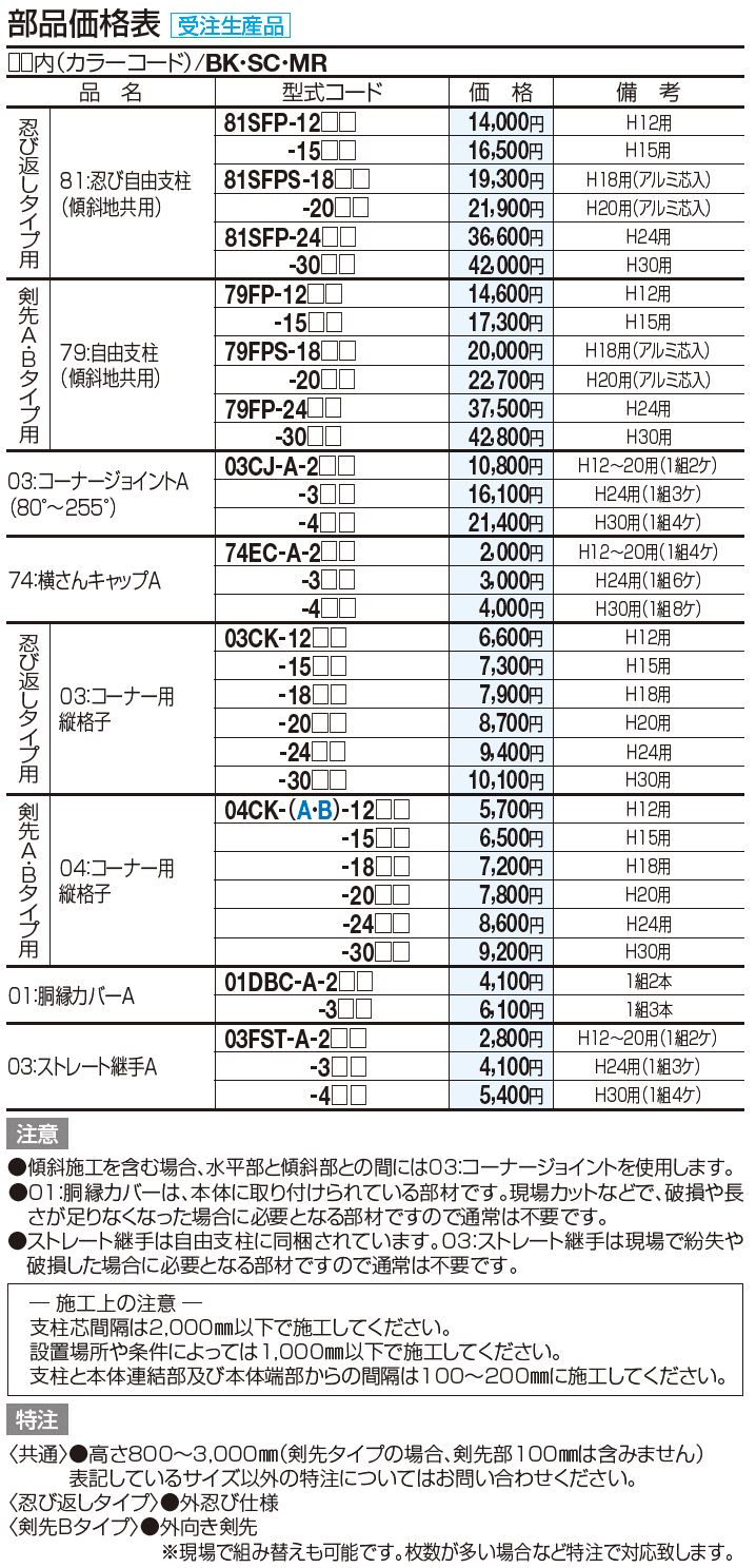 GTF5型(剣先Bタイプ)【2023年版】_価格_3
