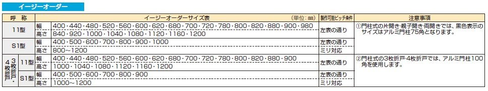 シンプレオ 門扉S1型【2023年版】_価格_2