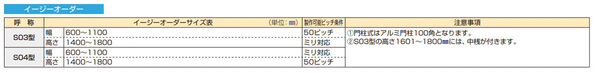 電気錠付共用門扉 ルシアス 門扉S04型【2023年版】_価格_2
