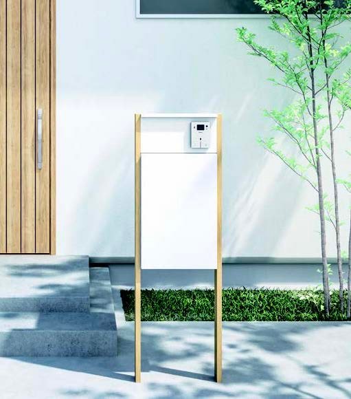 ギャザーの「NaBox+POST 門柱ユニットタイプ」