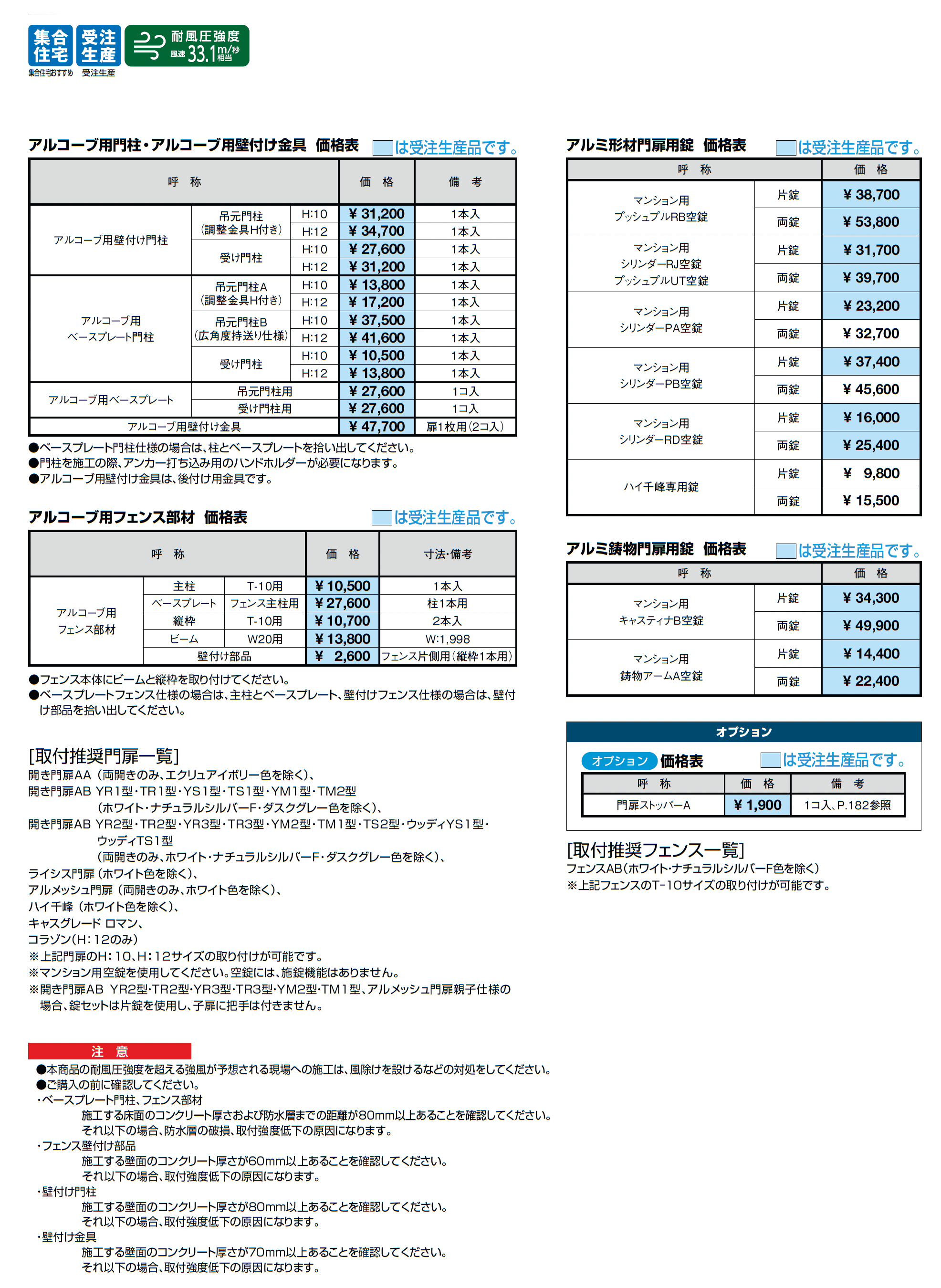 アルコーブ用商品_価格_2