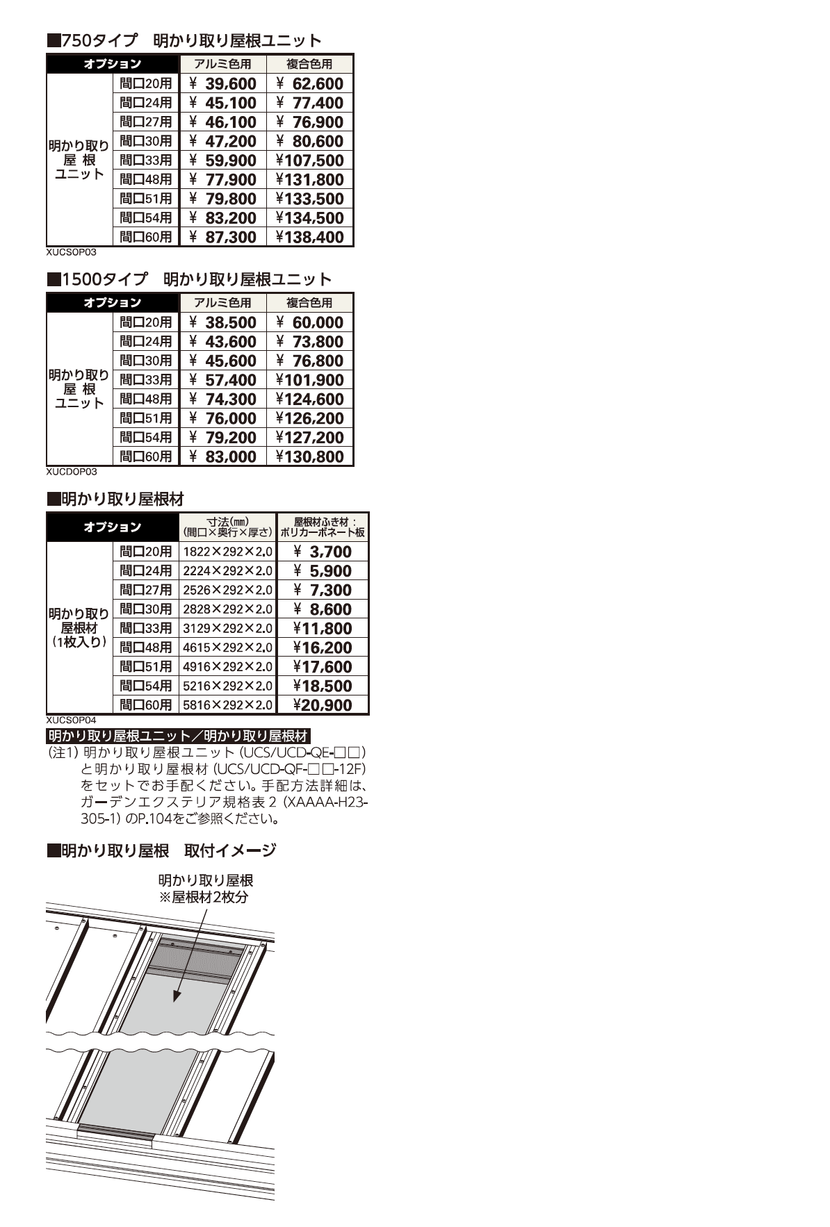 YKK AP ルシアスカーポート オプション(2023年版)2