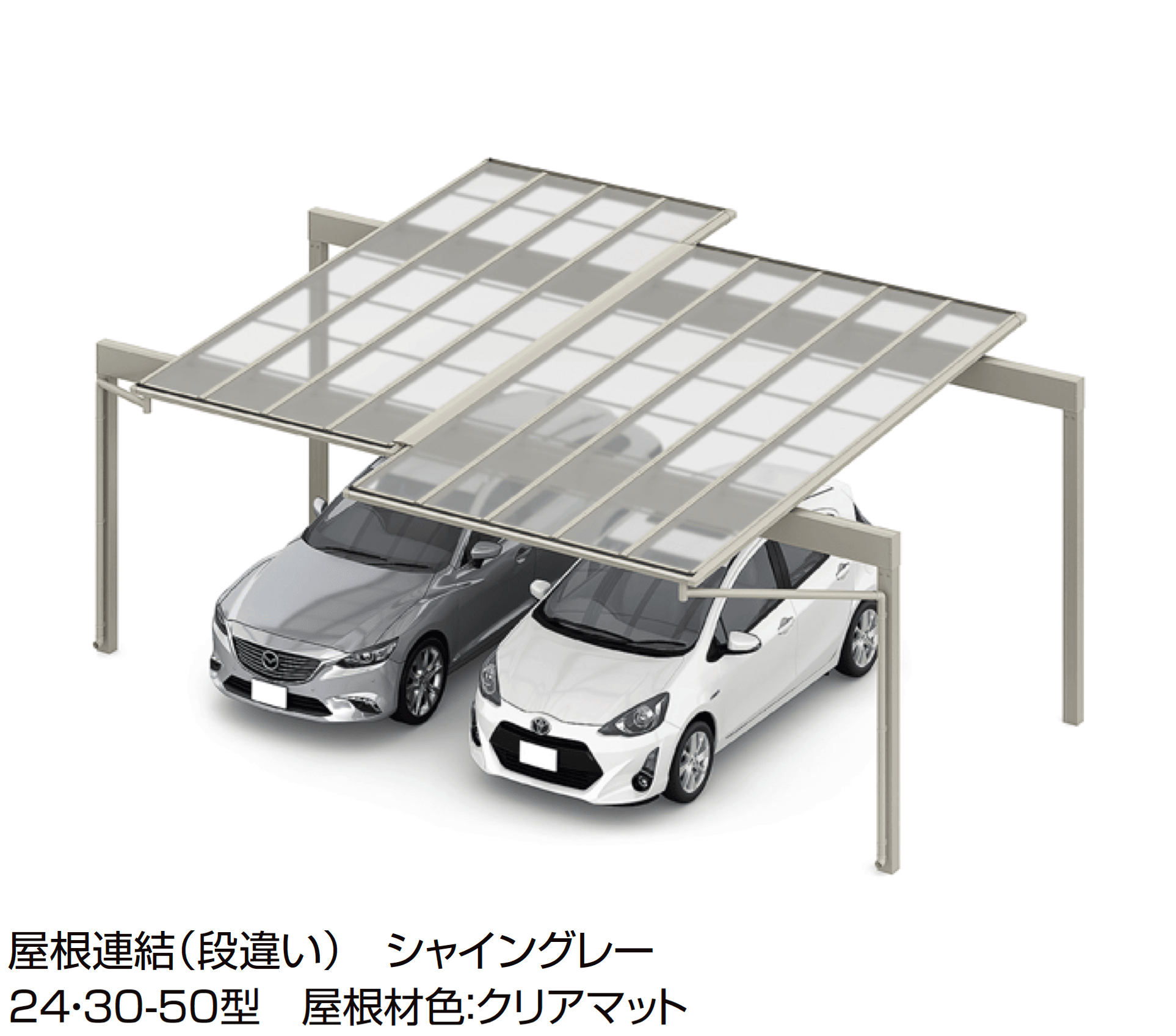 LIXILの「フーゴFプラス 屋根連結」