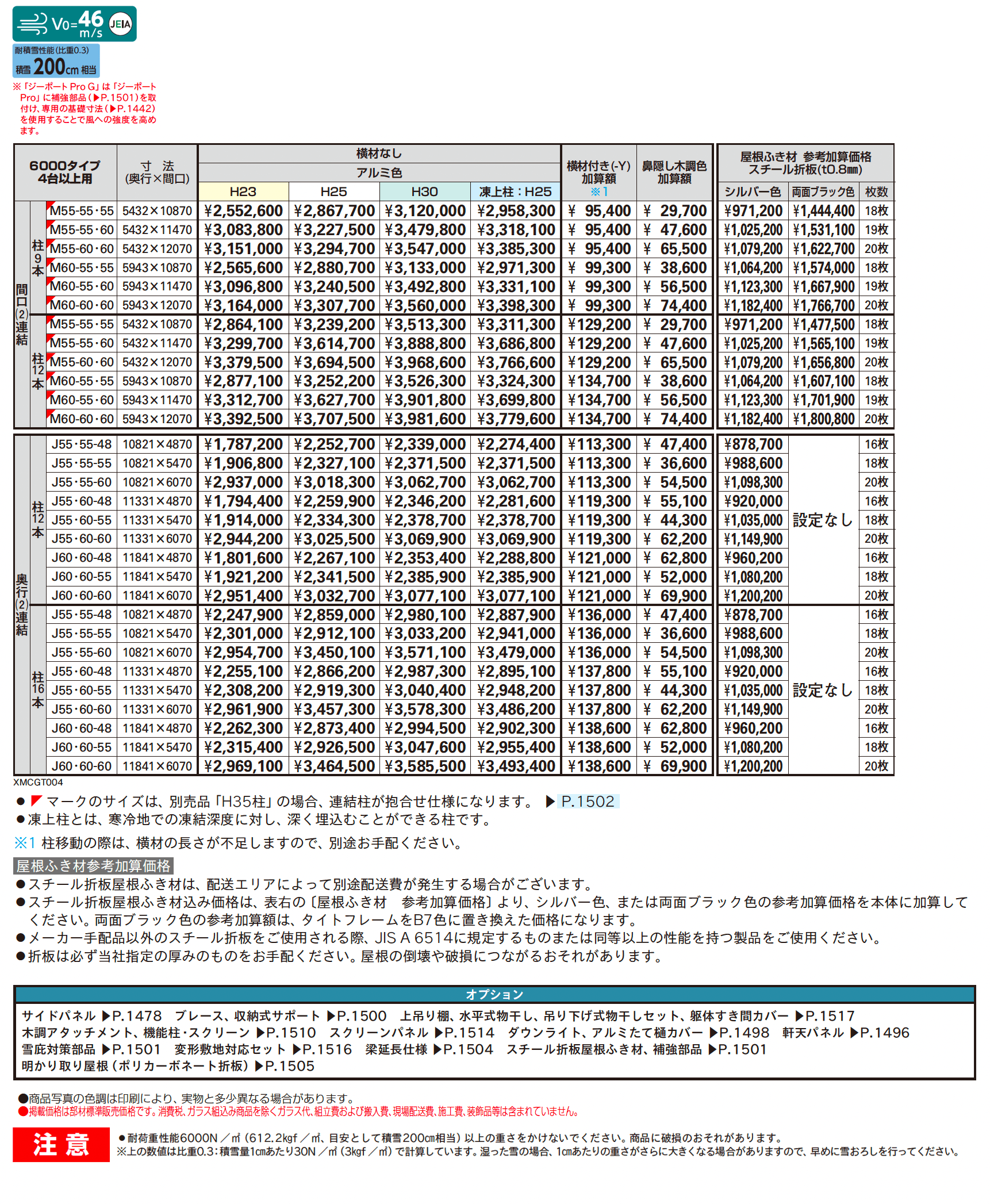 ジーポートPro/Pro G 6000タイプ 4台以上用(奥行連結/間口連結)_価格_1