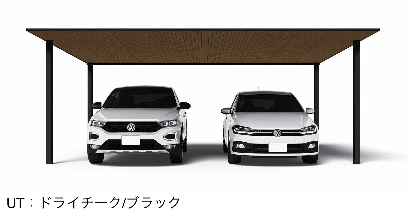 YKK APの「プレーンルーフ 600タイプ 2台用 単体セット」のサブ画像11