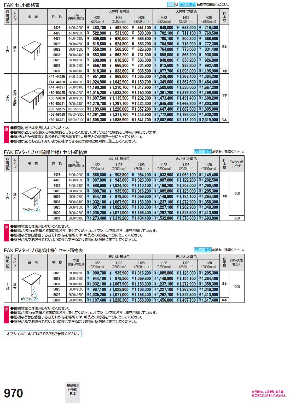 カーポート FⅡ (片支持タイプ)【2024年版】_価格_1