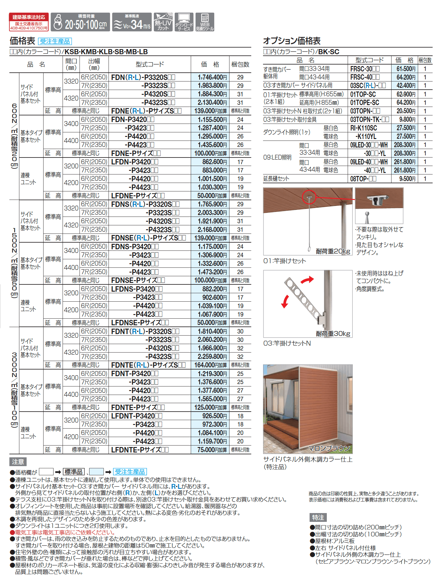 ファンルーフ(独立式) サイドパネル付き_価格_1