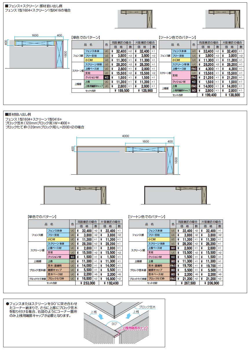 フィオーレ/フェンス【2024年版】_価格_3