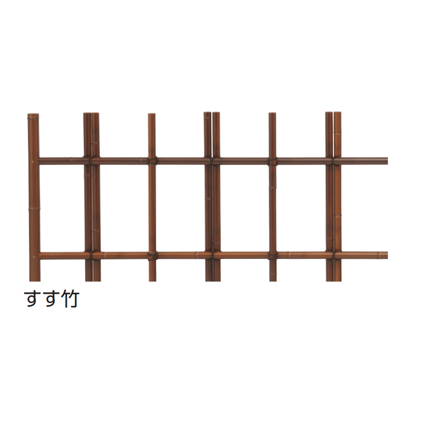 タカショーの「四ツ目垣フェンスL型」のサブ画像1