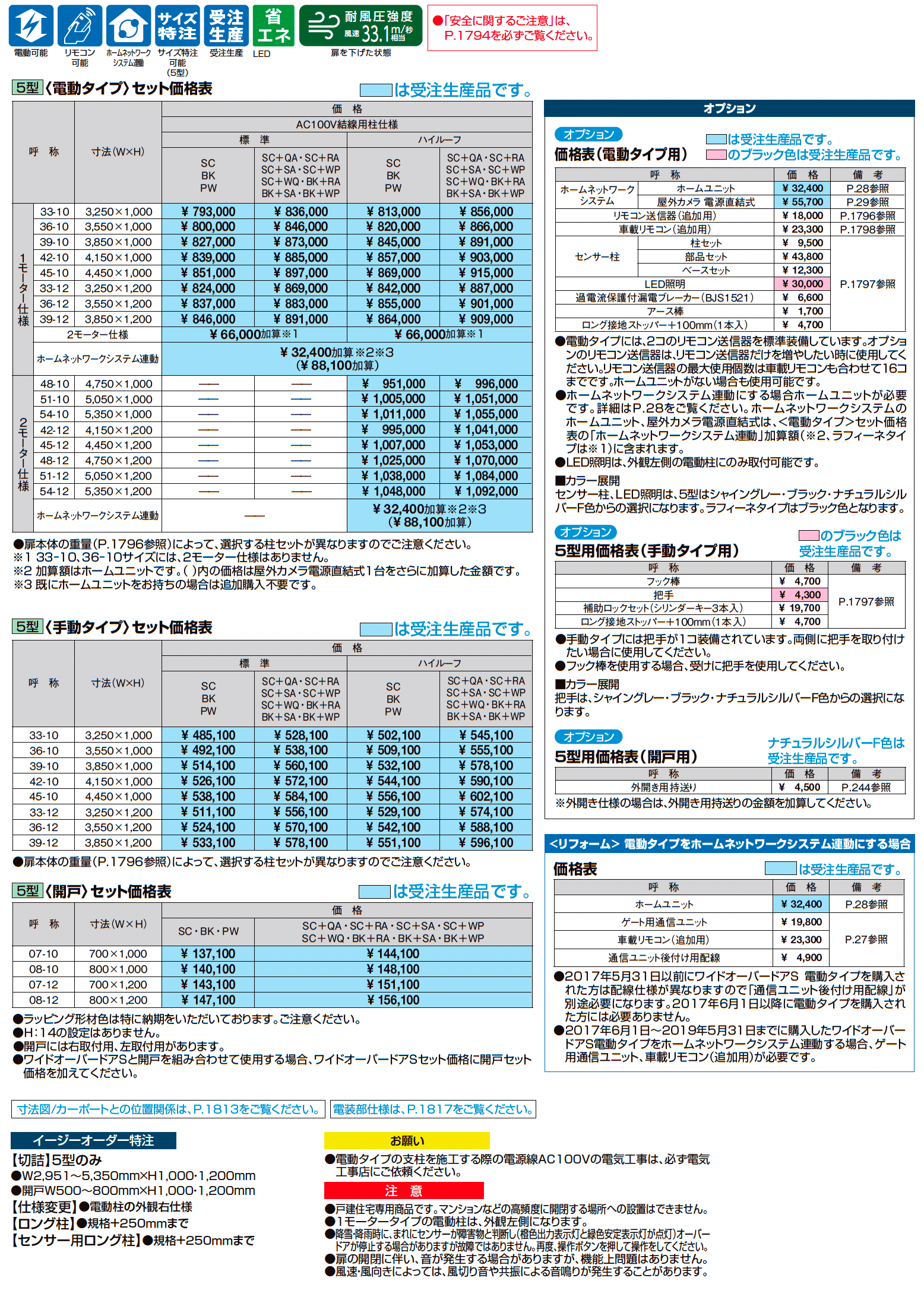 ワイドオーバードアS5型_価格_1