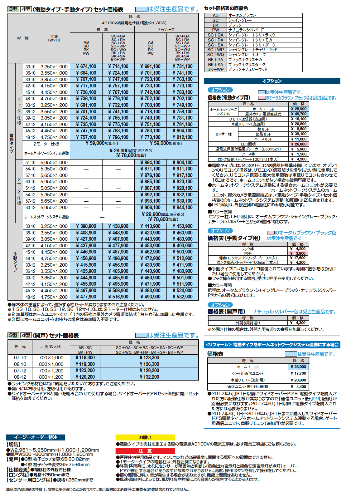 ワイドオーバードアS3型【2024年版】_価格_1