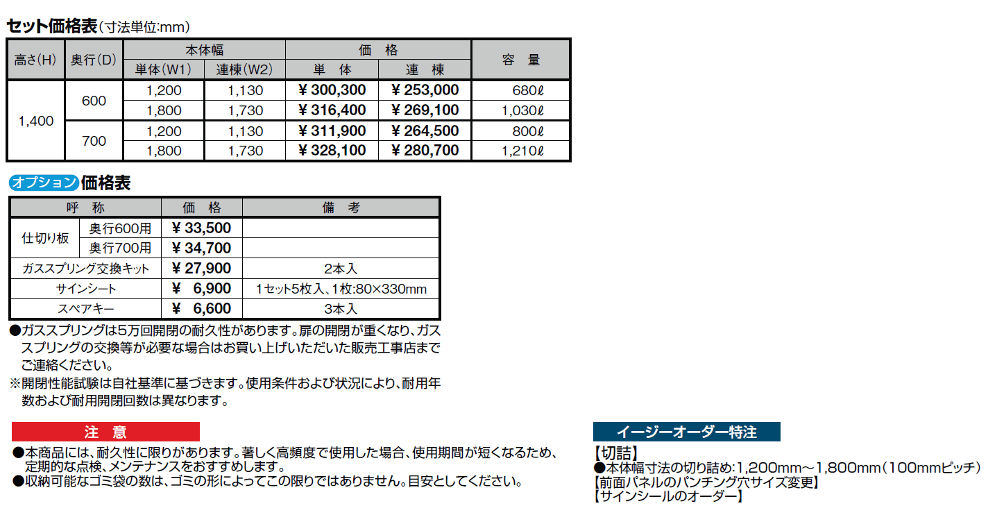 ゴミ収納庫 PB型【2024年版】_価格_1