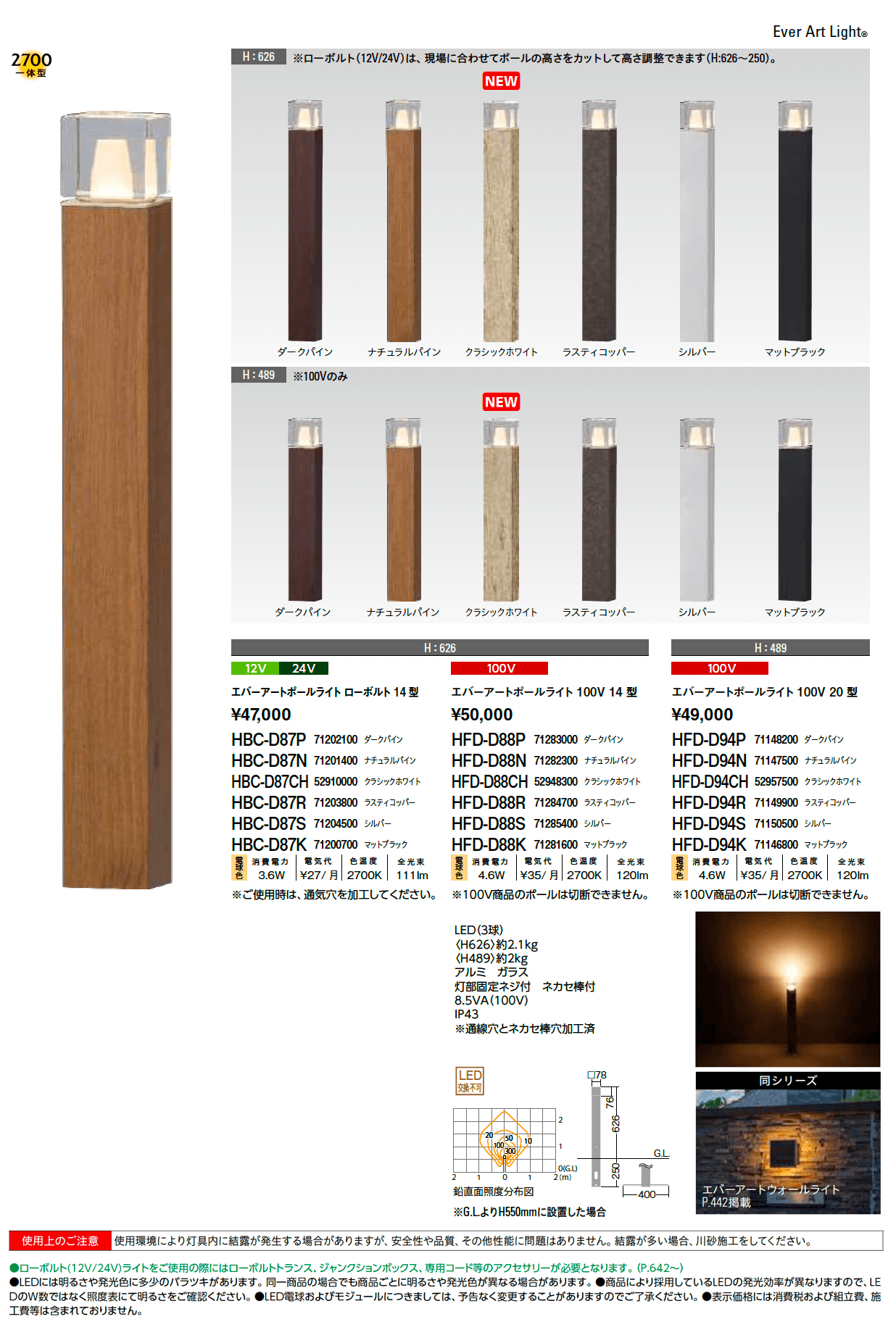 エバーアートポールライト 拡散光 ガラスブロック_価格_1
