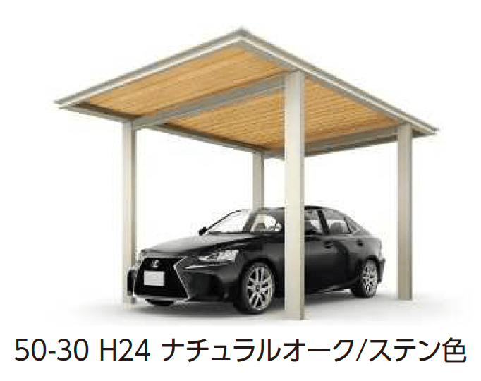 YKK APの「ルシアス カーポート 1500タイプ 1台用 (単体/奥行連結)」のサブ画像3