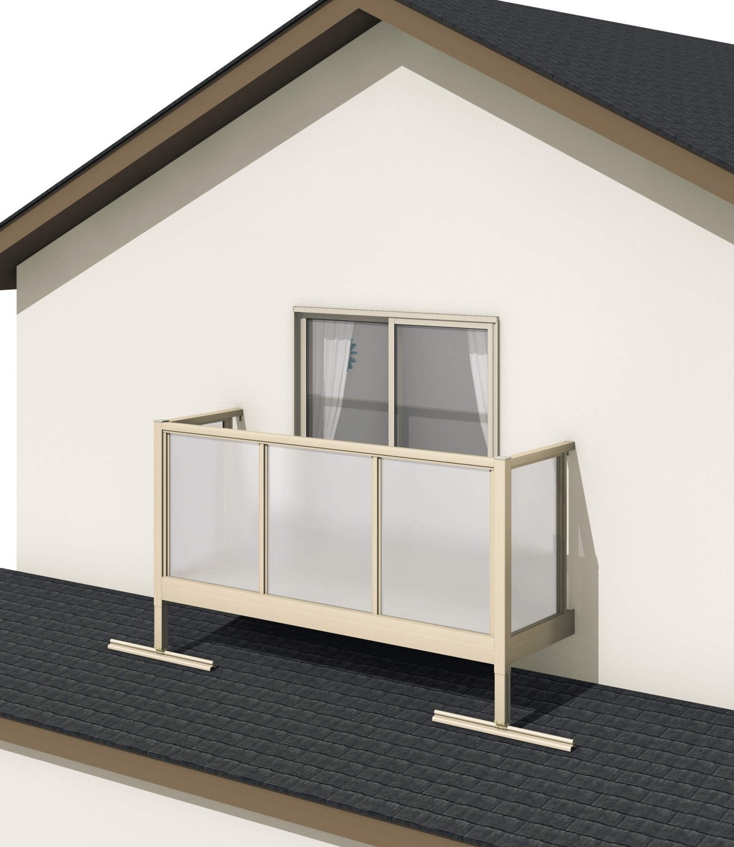 三協アルミの「オルネ特注品(屋根置式 ポリカーボネート)」