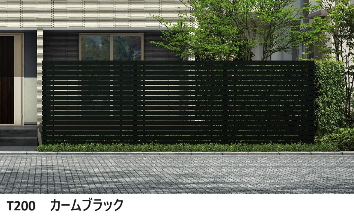 YKK APの「ルシアス スクリーンフェンス S03型 横板格子」のサブ画像1