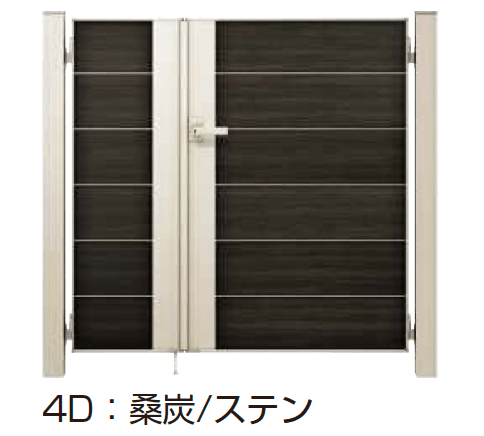 YKK APの「ルシアス 門扉 YM2型 横目隠し【2025年6月発売】」のサブ画像8