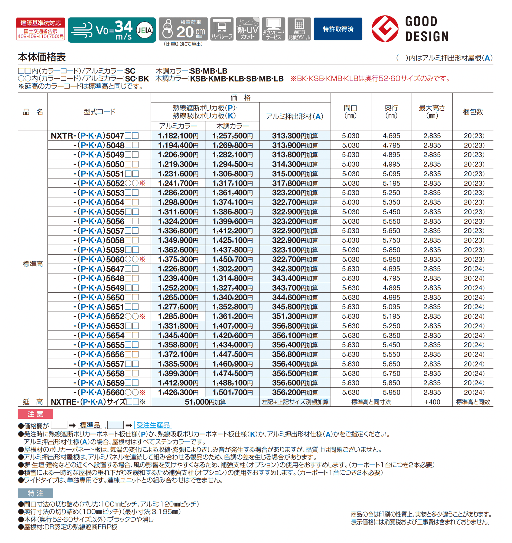 マイポートNext ワイドタイプ_価格_1