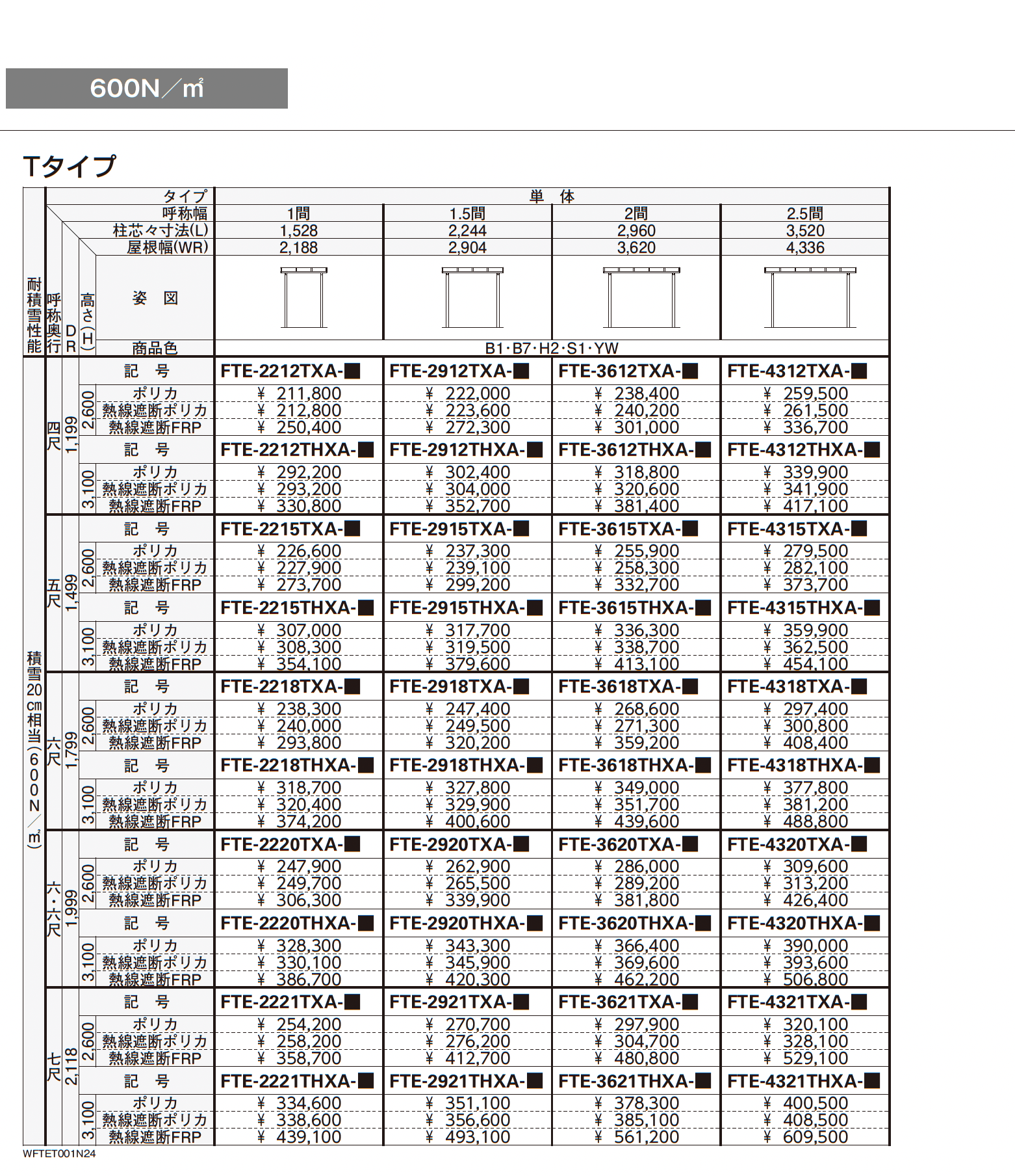 レセパ Tタイプ_価格_1