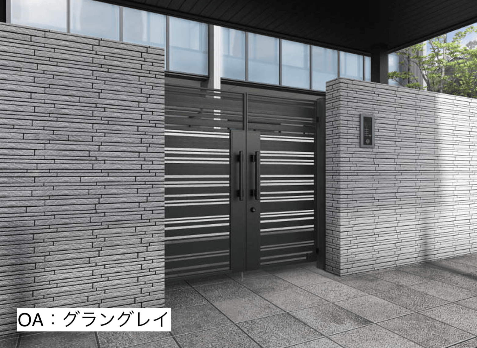 YKK APの「電気錠付共用門扉 シャローネ 門扉 SA04型【2025年版】」のサブ画像2