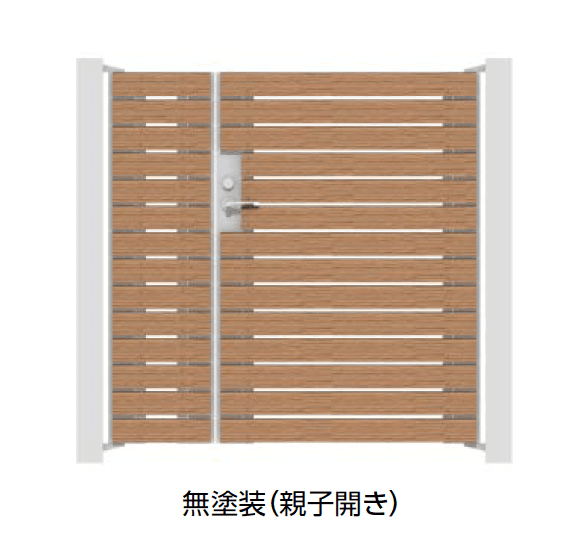 タカショーの「門扉 ユニットプラス タンモクウッド90幅【2024年版】」のサブ画像2
