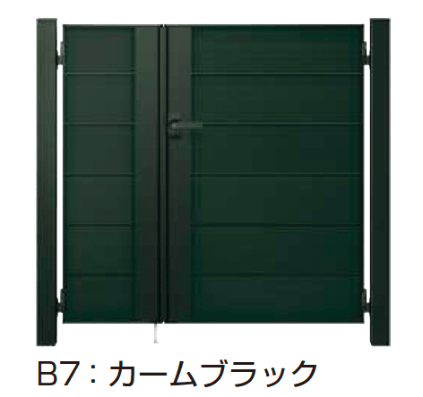 YKK APの「ルシアス 門扉 YM2型 横目隠し【2025年6月発売】」のサブ画像3