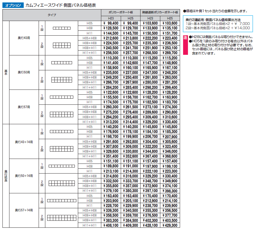 カムフィエースワイド(側面パネル)【2024年版】_価格_1
