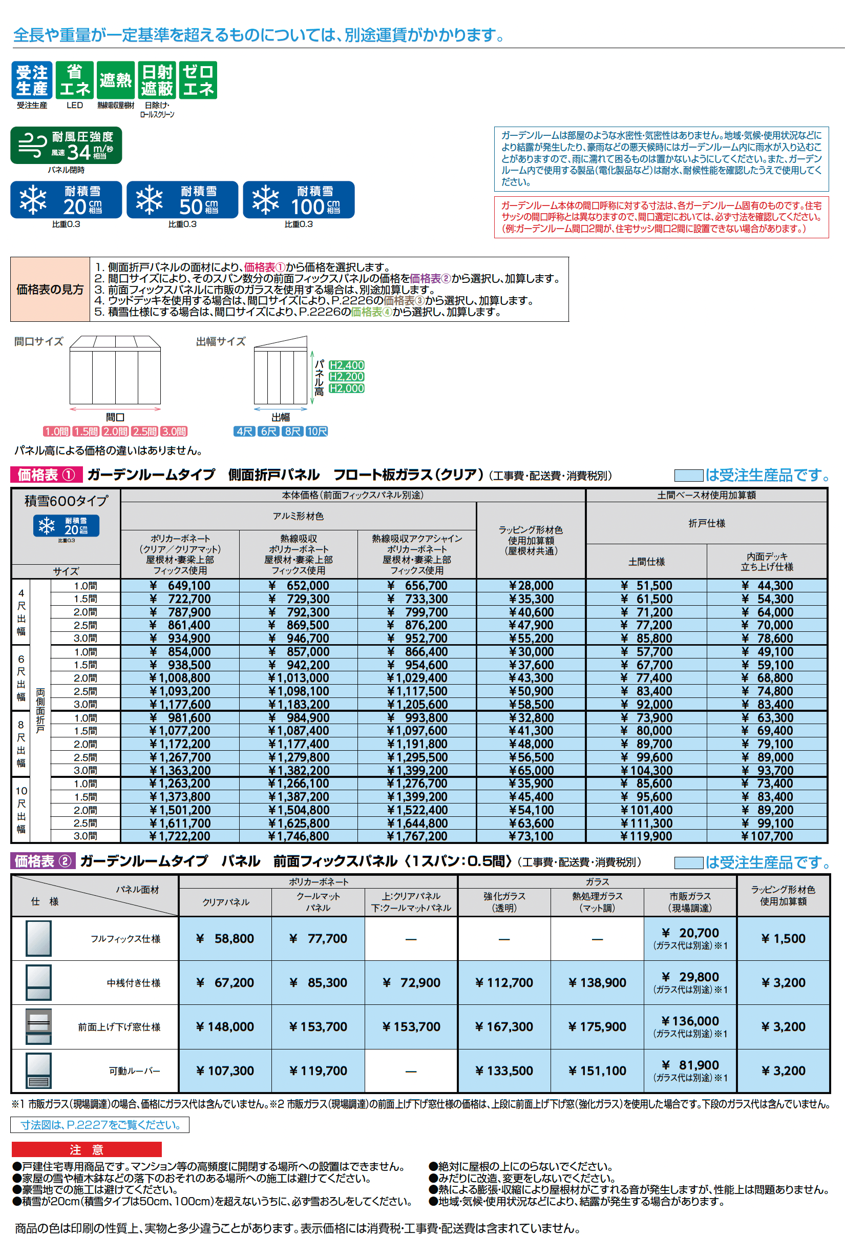 ココマ ガーデンルームタイプ_価格_1