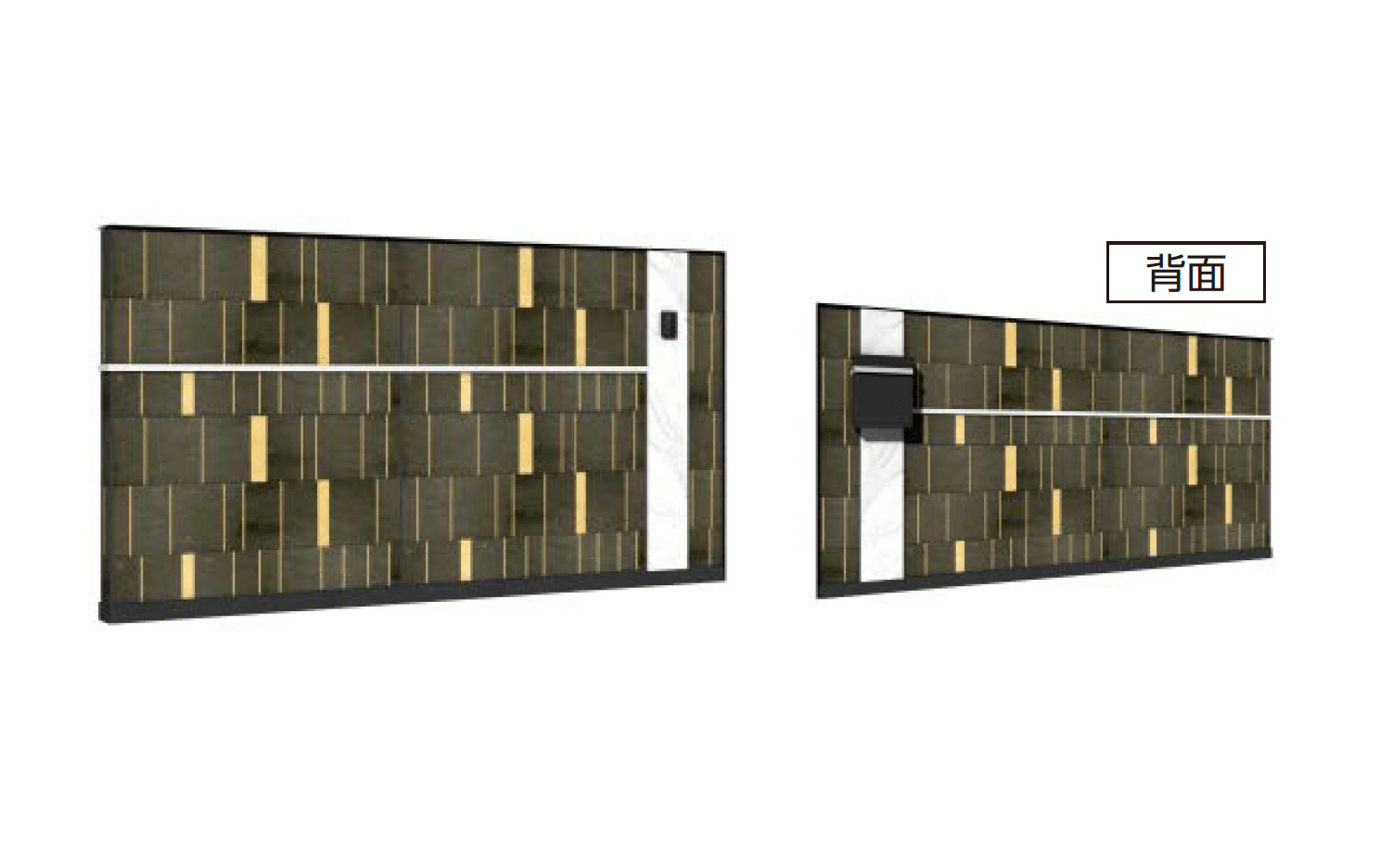 タカショーの「エバーアートボード ウォールセット DS3型」のサブ画像1